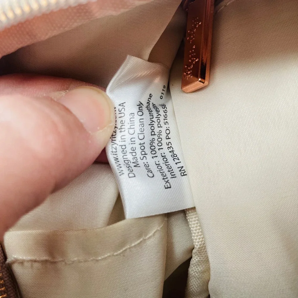 READ-Itzy Ritzy Boss Plus Diaper Bag Backpack Blush Pink‎ Vegan Leather Travel